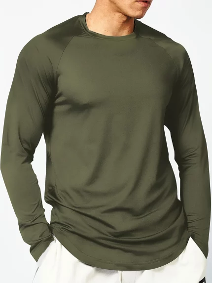 Solid Color Elastic Fitness Suit Top