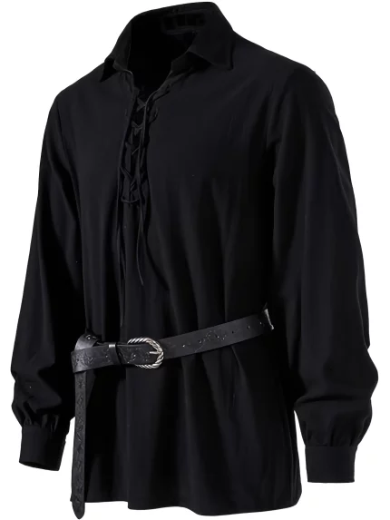 Men's Renaissance Viking Medieval Costume Shirt