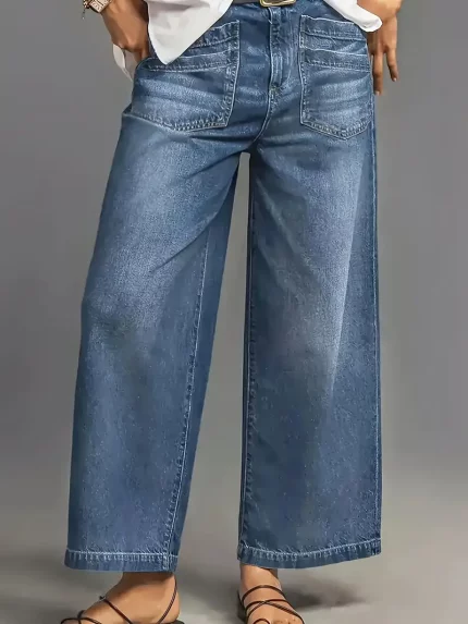Ladies' Fashion Trends, Elegant And Stylish Leg Shaping, Straight Wide-leg Trousers