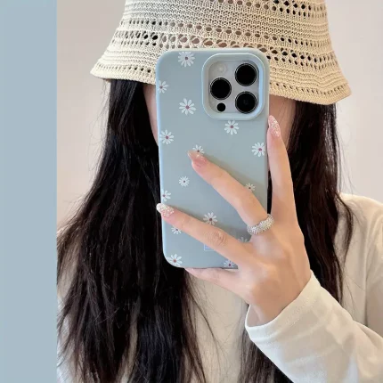 Ins Style Daisy Small Flower iPhone 16 Pro Max