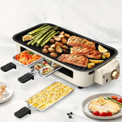 Smokeless Electric Grill, Indoor Grill With Removable