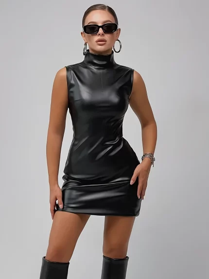 Women's Dress Fashion Slim Mini Skirt Solid Color Skirt