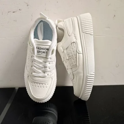 Stylish Casual Shoes - College Style Low-Top Lace-Up Sneakers